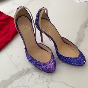 Christian Louboutin sparkle heels